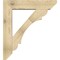 Ekena Millwork Olympic Slat Rough Sawn Bracket w/ Offset Brace, Douglas Fir, 8"W x 36"D x 40"H BKT0806X36X40OLY06RDF - alternate 2